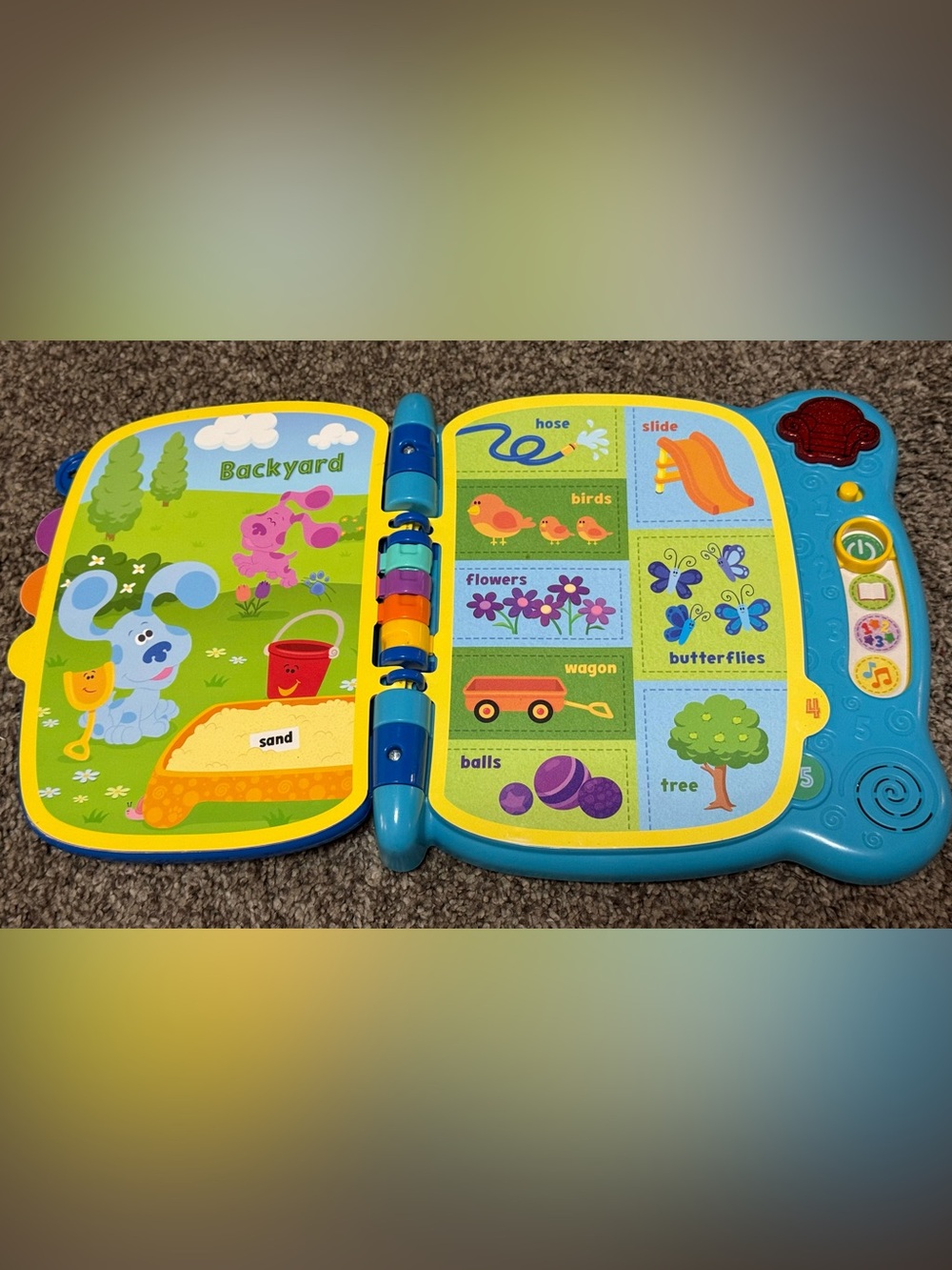 Blue's Clue 'Clue Into Words' Interactive Learning Book - Blue - Picture 3 of 6